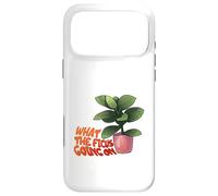 Carcasa para iPhone 17 Pro MAX Ficus Plant Juego de Palabras Lo Que el ficus va en diseño