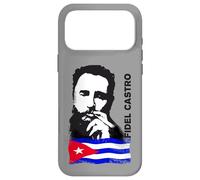 Carcasa para iPhone 17 Pro MAX Fidel Castro Cuba Revolution cigarro Demo Bandera