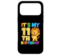 Carcasa para iPhone 17 Pro MAX Fiesta temática de Safari de león de cumpleaños número 11