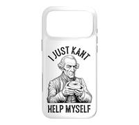 Carcasa para iPhone 17 Pro MAX Filosofía Divertida Immanuel Kant Ayudarme a mí Mismo Filósofo Donut