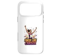 Carcasa para iPhone 17 Pro MAX Finish Line Chaser Running Motivación Atleta Diseño