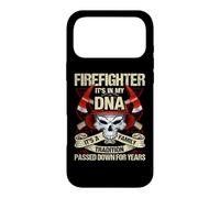 Carcasa para iPhone 17 Pro MAX Firefighter It's In My DNA Fireman Proud Firefighters Lovers