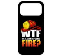 Carcasa para iPhone 17 Pro MAX Firefighter WTF Where's The Fire Firefighters Lovers