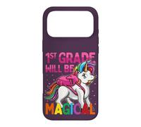 Carcasa para iPhone 17 Pro MAX First Grade Will Be Magic Unicorn 1er Grade Pink Stars