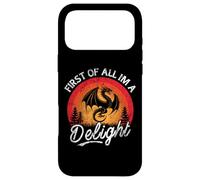 Carcasa para iPhone 17 Pro MAX First of All I'm A Delight Mythical Creature Angry Dragon
