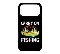Carcasa para iPhone 17 Pro MAX Fishing Lovers Carry On Fishing Fun Outdoor Fisher Fisherman