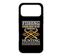 Carcasa para iPhone 17 Pro MAX Fishing Solves Most of My Problems Hunting Hunter Life