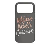 Carcasa para iPhone 17 Pro MAX FIV Mamá Recuperar Creer Concebir Fertilidad Bebé Familia Amor