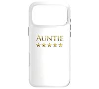 Carcasa para iPhone 17 Pro MAX Five Stars for Best Auntie in The World - Gráfico Favorito de tía