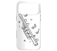 Carcasa para iPhone 17 Pro MAX Flauta Música Aerófono Escuela Musical