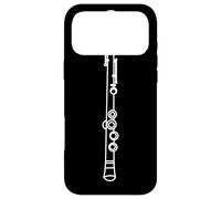 Carcasa para iPhone 17 Pro MAX Flauta travesera Línea Arte Flauta Dulce Orquesta