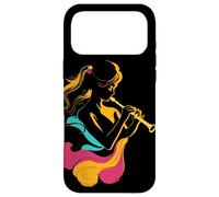 Carcasa para iPhone 17 Pro MAX Flautista Gráfico Amante de la Flauta para Niñas