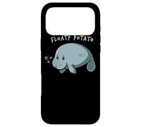 Carcasa para iPhone 17 Pro MAX Floaty Potato Manatee Chubby Mermaid Funny Sea Cow Animal