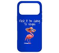 Carcasa para iPhone 17 Pro MAX Flock It I'm Going to Vegas Saying Funny Vacation Flamingo