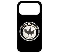 Carcasa para iPhone 17 Pro MAX Flock Manager Vintage Gallo Gallina Pollo Guardián