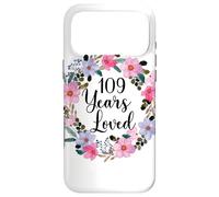 Carcasa para iPhone 17 Pro MAX Floral 109 Year Old 109th Birthday Men Women 109 Years Loved