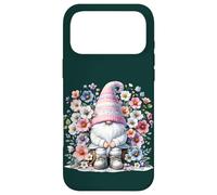 Carcasa para iPhone 17 Pro MAX Floral Spring GNOME Graphic For Women and Mom Cute Flower