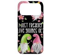 Carcasa para iPhone 17 Pro MAX Floral Spring GNOME Quote For Women Girls Cute Summer Gnomes