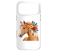Carcasa para iPhone 17 Pro MAX Floral Wild Horse Girl Country Horse Riding Daughter Girls