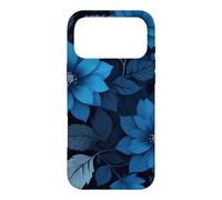 Carcasa para iPhone 17 Pro MAX Flores Azul Oscuro Midnight Floral