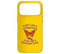 Carcasa para iPhone 17 Pro MAX Flotar como un lepidóptero, Picar como un himenóptero Divertido