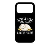 Carcasa para iPhone 17 Pro MAX Flowers Womens Kids Just A Girl Who Loves Arctic Foxes Lover