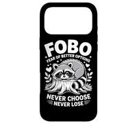 Carcasa para iPhone 17 Pro MAX FOBO, Miedo a Las Mejores Opciones, Nunca elijas, Nunca Pier