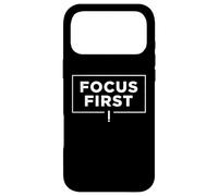 Carcasa para iPhone 17 Pro MAX Focus First Deep Work Productividad Mentalidad Diseño