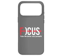 Carcasa para iPhone 17 Pro MAX Focus Follow One Course Until Successful Motivational Funny