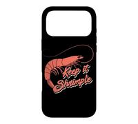 Carcasa para iPhone 17 Pro MAX Foddie Keep it Camarones Divertido Juego de Palabras de mariscos Amante del camarón