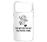 Carcasa para iPhone 17 Pro MAX Fontanero Divertido Cuanto más húmedo te vuelves más rápido vengo. Fontanería