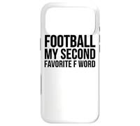 Carcasa para iPhone 17 Pro MAX Football Mi Segunda Palabra Favorita F - Deportes Divertidos