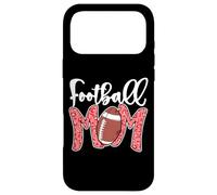 Carcasa para iPhone 17 Pro MAX Football Mom Pink Leopard American Football Mother's Day Mama