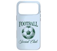 Carcasa para iPhone 17 Pro MAX Football Social Club Balón de fútbol Diseño de Estilo Vintage