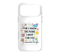 Carcasa para iPhone 17 Pro MAX For I Know The Plans I Have For You Christian Back To School