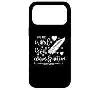 Carcasa para iPhone 17 Pro MAX For The Word of God Is Alive and Active Versículo de la Biblia