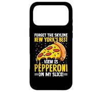 Carcasa para iPhone 17 Pro MAX Forget The Skyline New York's Best View Is Pepperoni On My