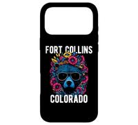 Carcasa para iPhone 17 Pro MAX Fort Collins Colorado USA - Oso Divertido con diseño de Flores