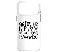 Carcasa para iPhone 17 Pro MAX Foster es mi Segunda Palabra Favorita: Paw Prints