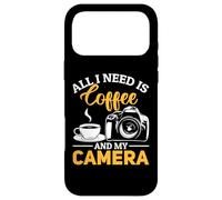 Carcasa para iPhone 17 Pro MAX Fotografía Fotografía - Todo lo Que se Necesita es Café y mi Cámara