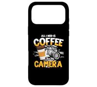 Carcasa para iPhone 17 Pro MAX Fotografía Fotografía - Todo lo Que se Necesita es Café y mi Cámara