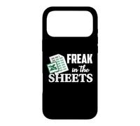 Carcasa para iPhone 17 Pro MAX Freak In The Excel Sheets Hoja de cálculo Contable Divertida