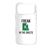 Carcasa para iPhone 17 Pro MAX Freak in The Excel Sheets, Hojas de cálculo, Divertido Chiste informático