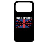 Carcasa para iPhone 17 Pro MAX Free Speech is Our Birthright - Anti-Woke Conservative Quote