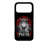 Carcasa para iPhone 17 Pro MAX Freya Diosa Nórdica Mitología Germánica Runas Vikingas
