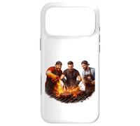 Carcasa para iPhone 17 Pro MAX Friends Fire Grill Brotherhood Cocinando Juntos