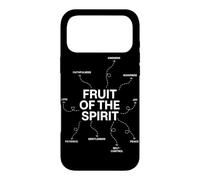 Carcasa para iPhone 17 Pro MAX Fruto del Espíritu Fe Cristiana Escritura Religiosa