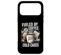 Carcasa para iPhone 17 Pro MAX Fueled by Coffee and Cold Cases True Crime Detective