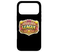 Carcasa para iPhone 17 Pro MAX Fuera De Tu Liga Divertido Jugador De Softbol Linda Chica Mujer