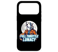 Carcasa para iPhone 17 Pro MAX Full Throttle Lunacy Howling Biker Wolf Graphic